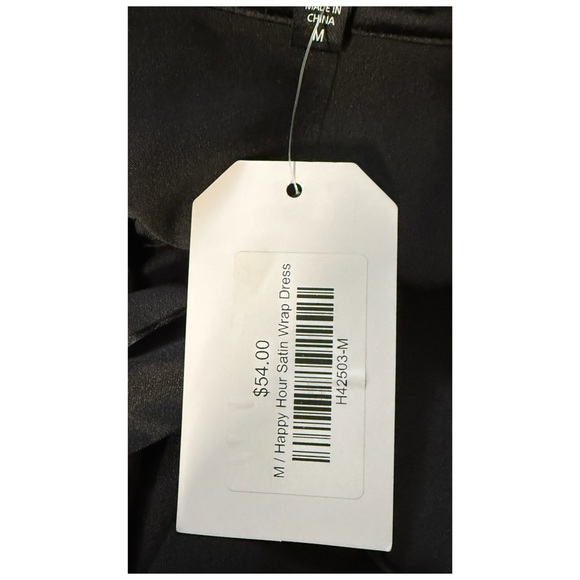 Mittoshop - Happy Hour Satin Wrap Dress - Size Medium - NWT - Picture 7 of 9